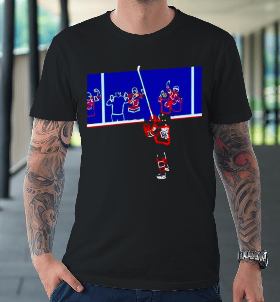 New Jersey Devils Jack Hughes Celly Premium T-Shirt