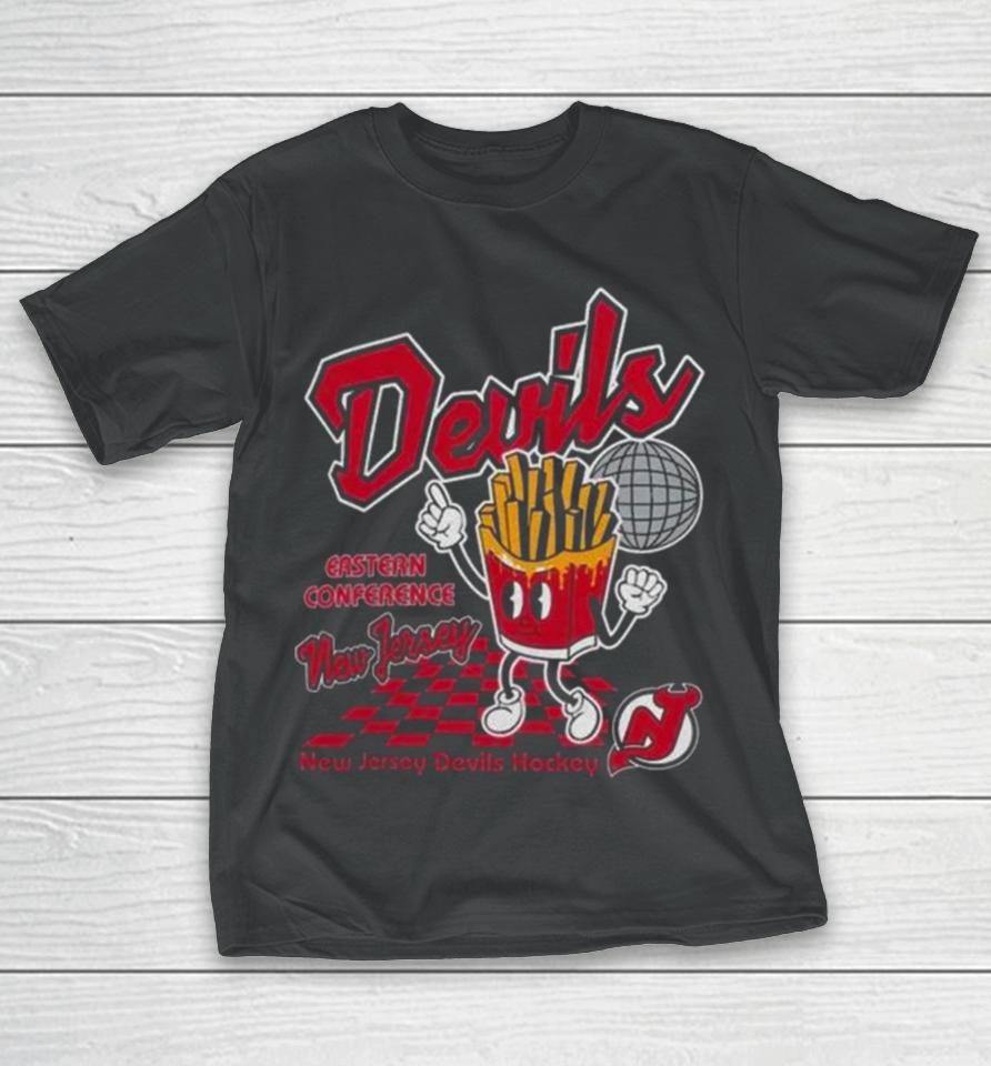 New Jersey Devils Mitchell &Amp; Ness Cheese Fries T-Shirt