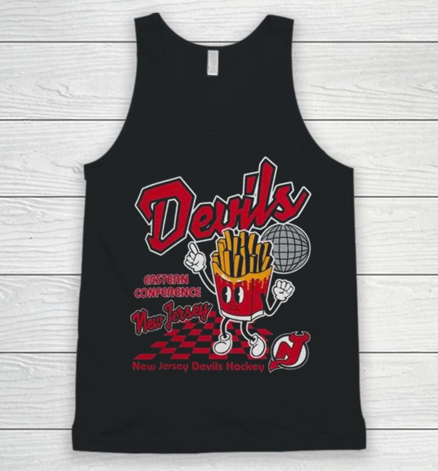 New Jersey Devils Mitchell &Amp; Ness Cheese Fries Unisex Tank Top