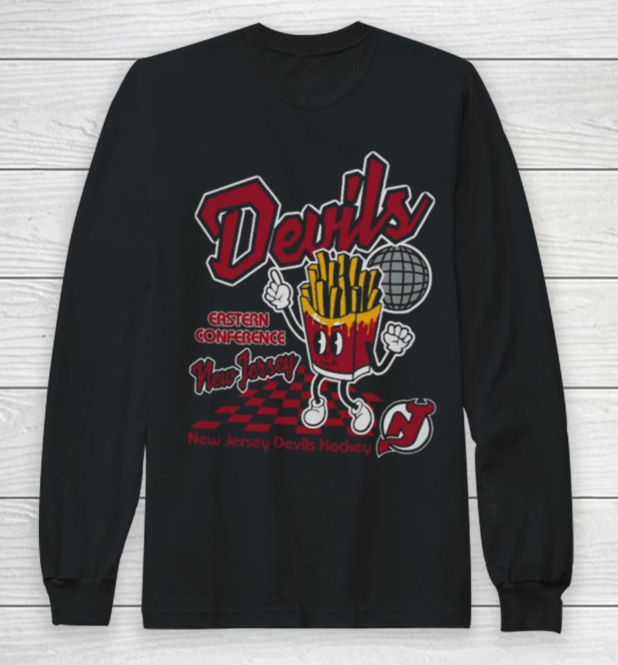 New Jersey Devils Mitchell &Amp; Ness Youth Concession Stand Long Sleeve T-Shirt