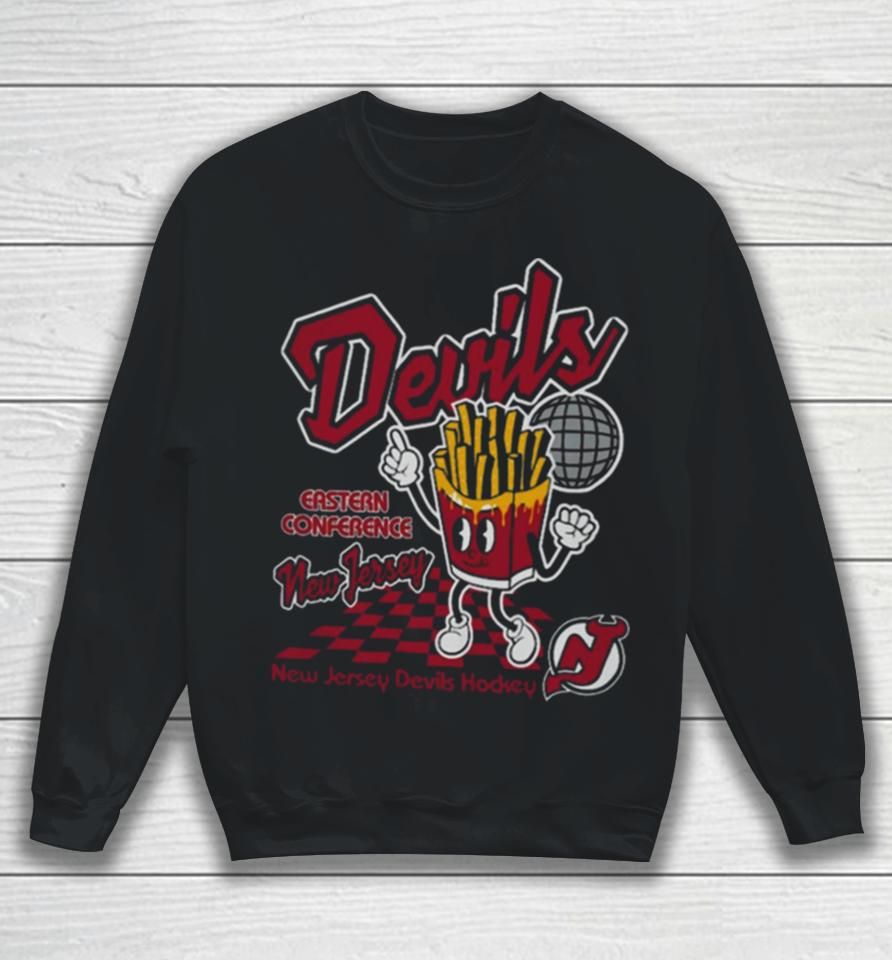 New Jersey Devils Mitchell &Amp; Ness Youth Concession Stand Sweatshirt