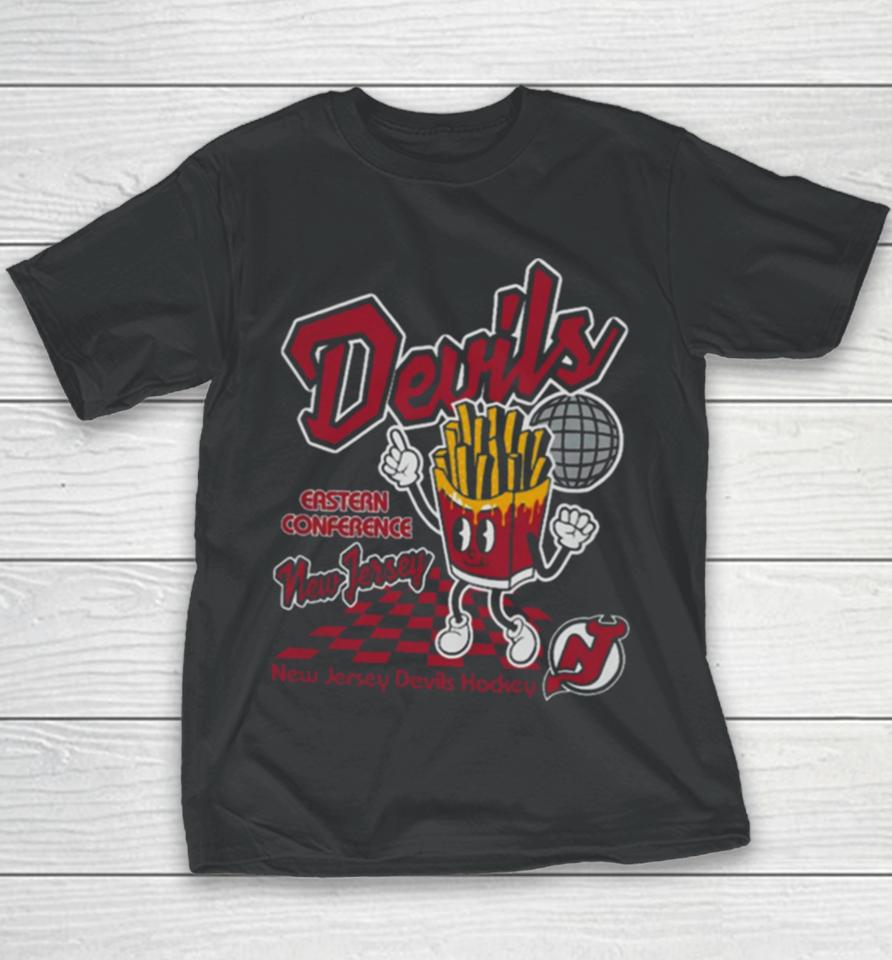 New Jersey Devils Mitchell &Amp; Ness Youth Concession Stand Youth T-Shirt