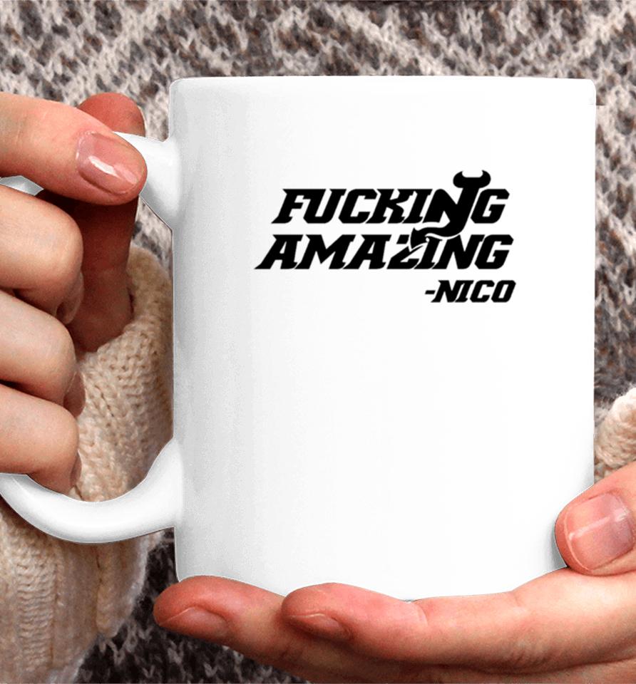 New Jersey Devils Nico Fucking Amazing Coffee Mug