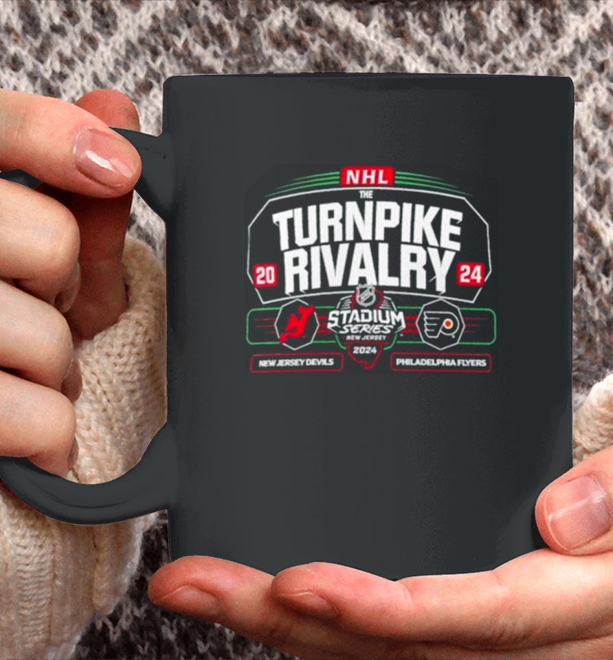 New Jersey Devils Vs Philadelphia Flyers 2024 Nhl Stadium Series Matchup Coffee Mug