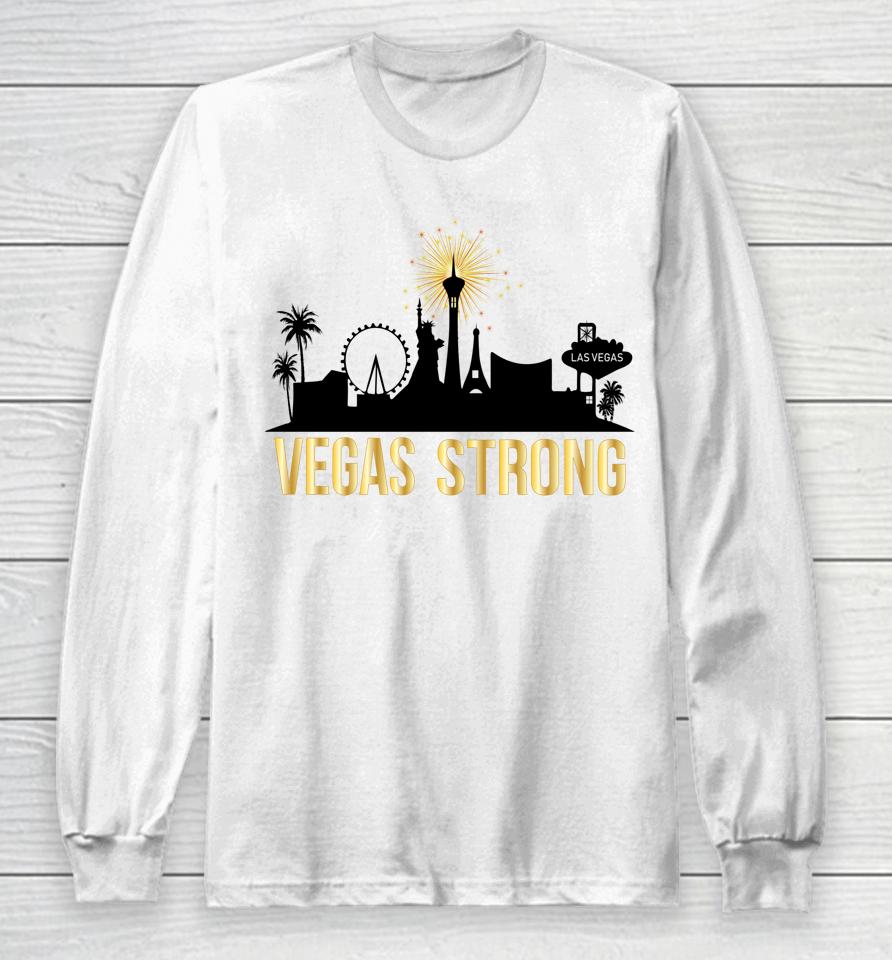 New Las Vegas Strong Long Sleeve T-Shirt
