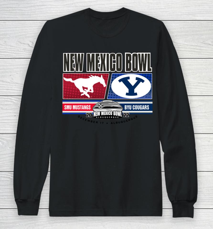 New Mexico Bowl 2022 Byu Cougars Matchup Logo Long Sleeve T-Shirt
