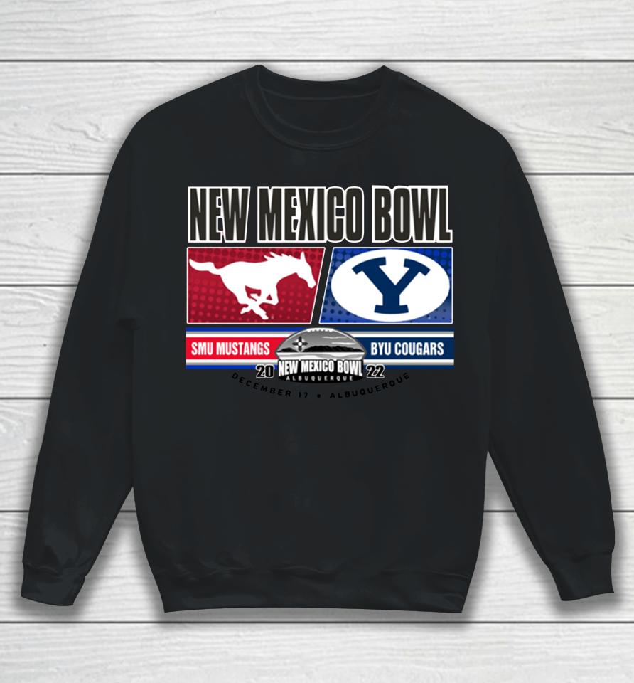New Mexico Bowl 2022 Byu Cougars Matchup Logo Sweatshirt