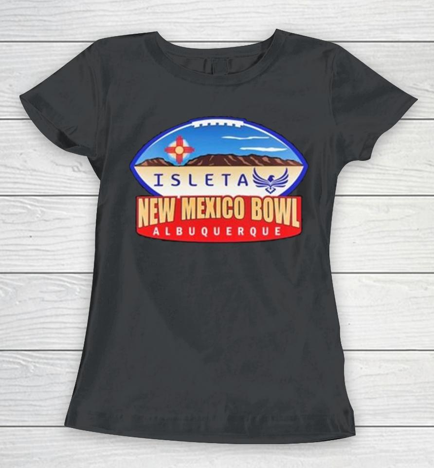 New Mexico Bowl Logo Bowl Season 2023 2024 College Football Bowl Games Women T-Shirt