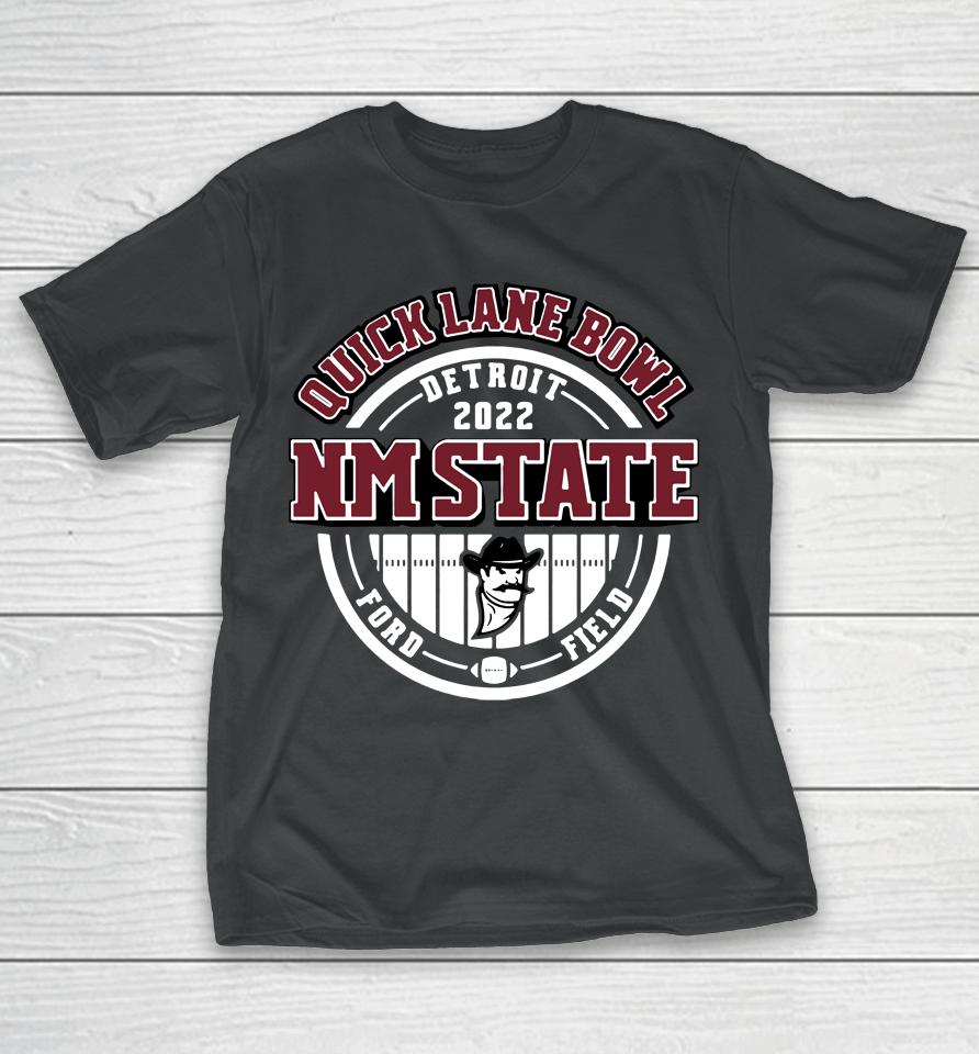 New Mexico State 575 Quick Lane Bowl Detroit Bound T-Shirt