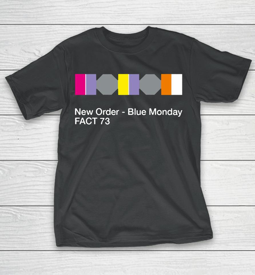 New Order Blue Monday Fact 73 T-Shirt