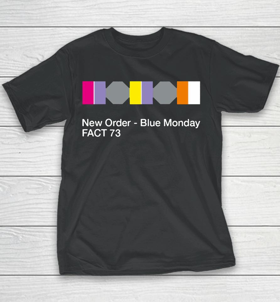 New Order Blue Monday Fact 73 Youth T-Shirt