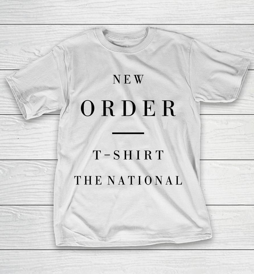 New Order T Shirt The National T-Shirt