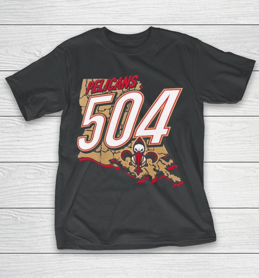 New Orleans Pelicans 504 Full Court Press T-Shirt