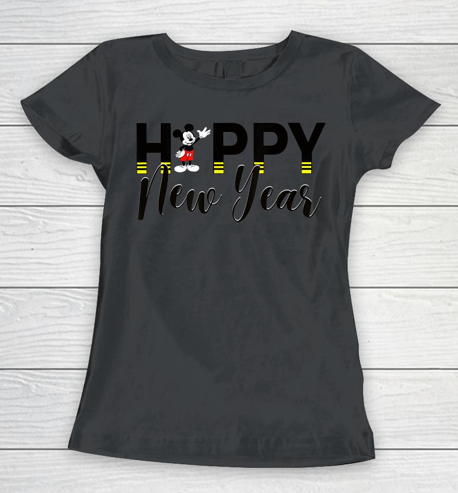 New Year Mickey Mouse Happy New Year Women T-Shirt