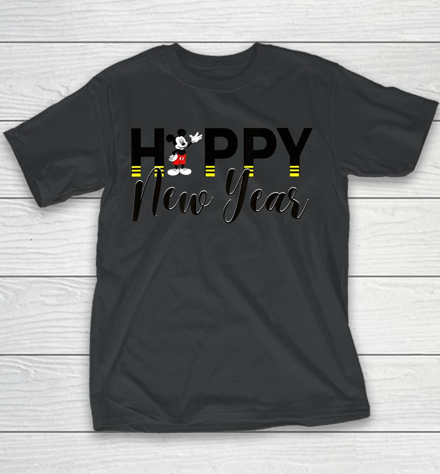 New Year Mickey Mouse Happy New Year Youth T-Shirt