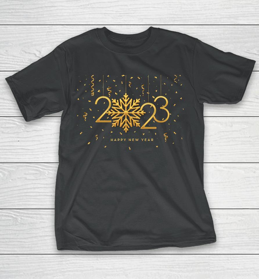 New Years Eve Party Supplies 2023 Happy New Year Confetti T-Shirt