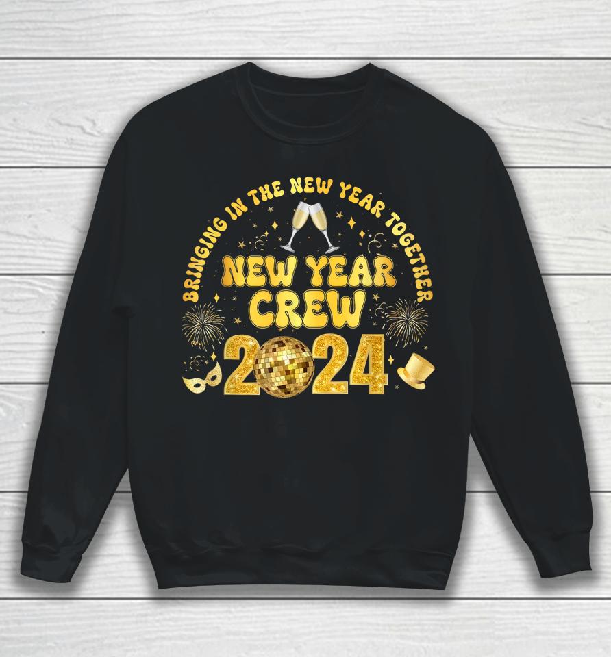New Years Eve Party Supplies 2024 Happy New Year Fireworks Sweatshirt