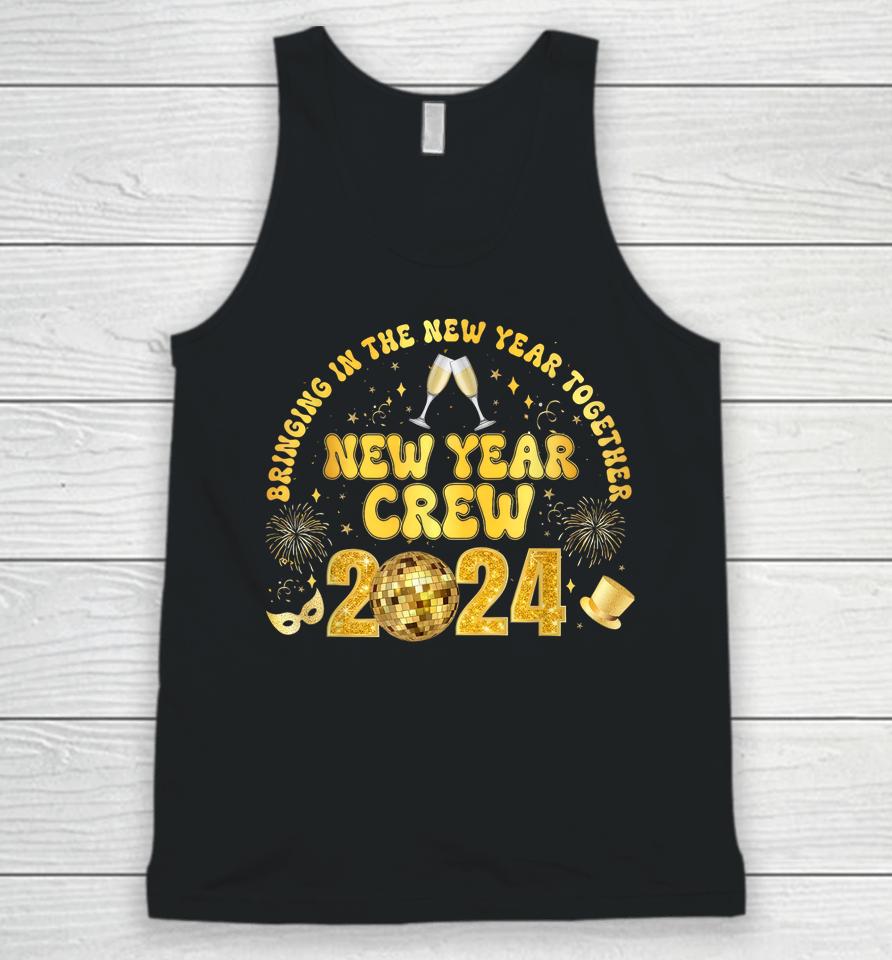 New Years Eve Party Supplies 2024 Happy New Year Fireworks Unisex Tank Top