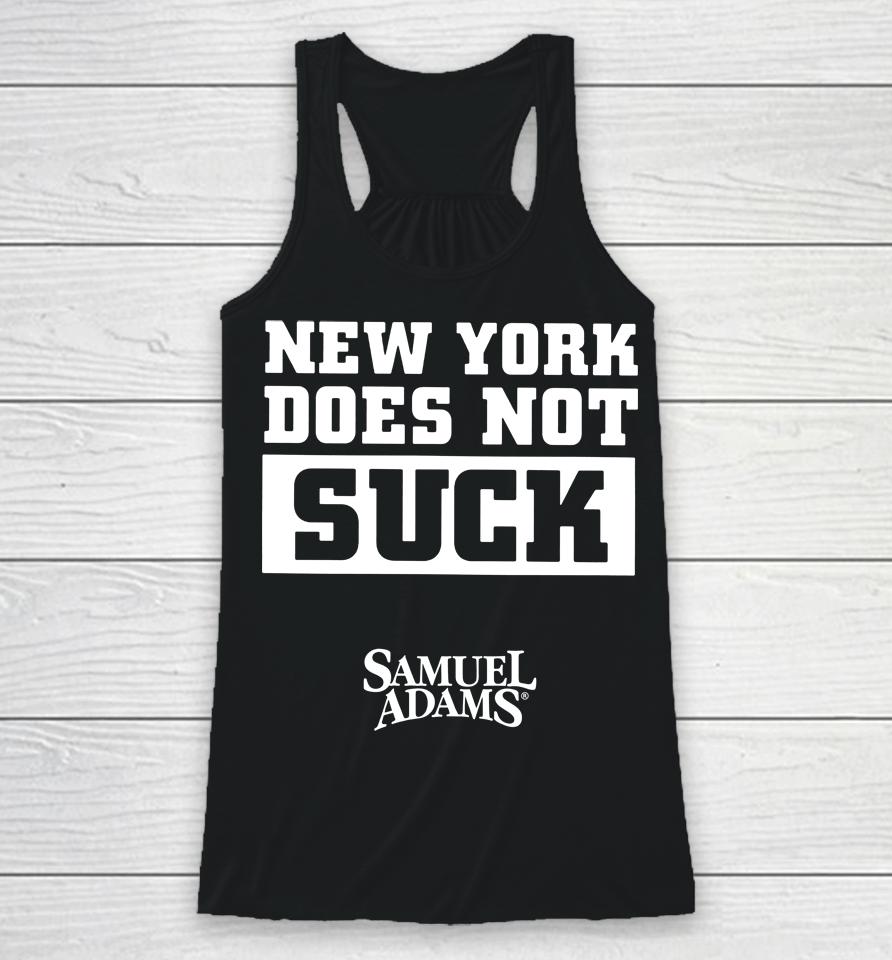 New York Does Not Suck Samuel Adamss Racerback Tank