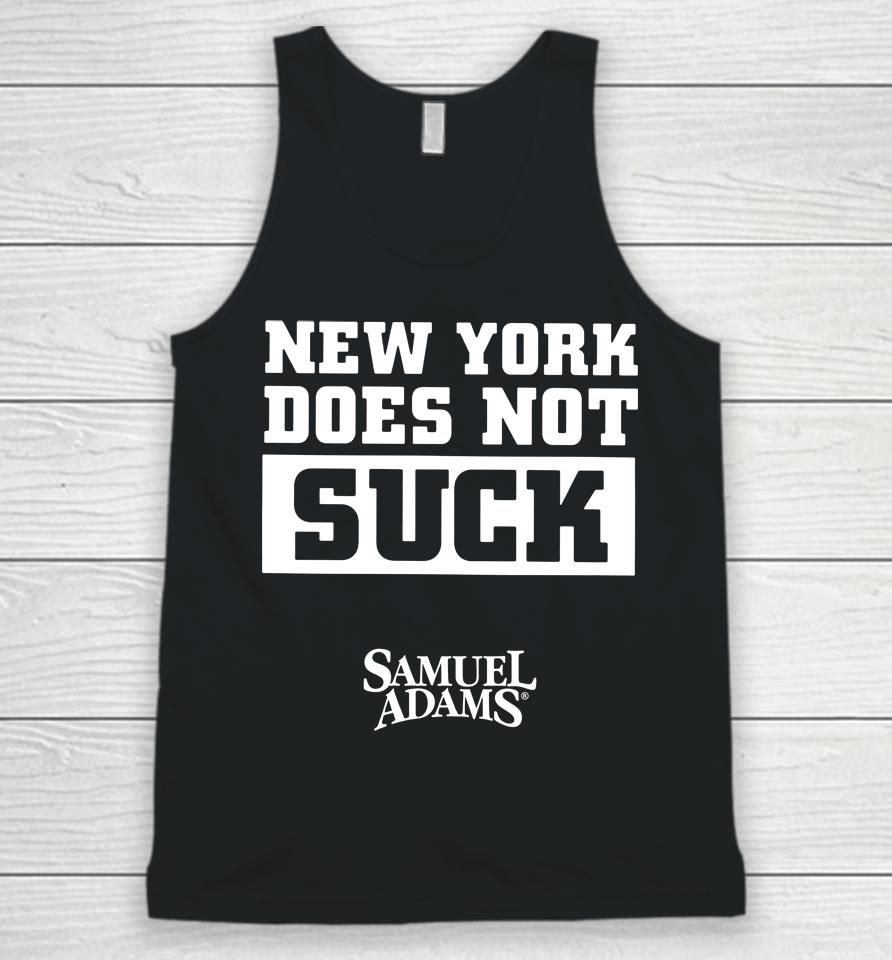 New York Does Not Suck Samuel Adamss Unisex Tank Top