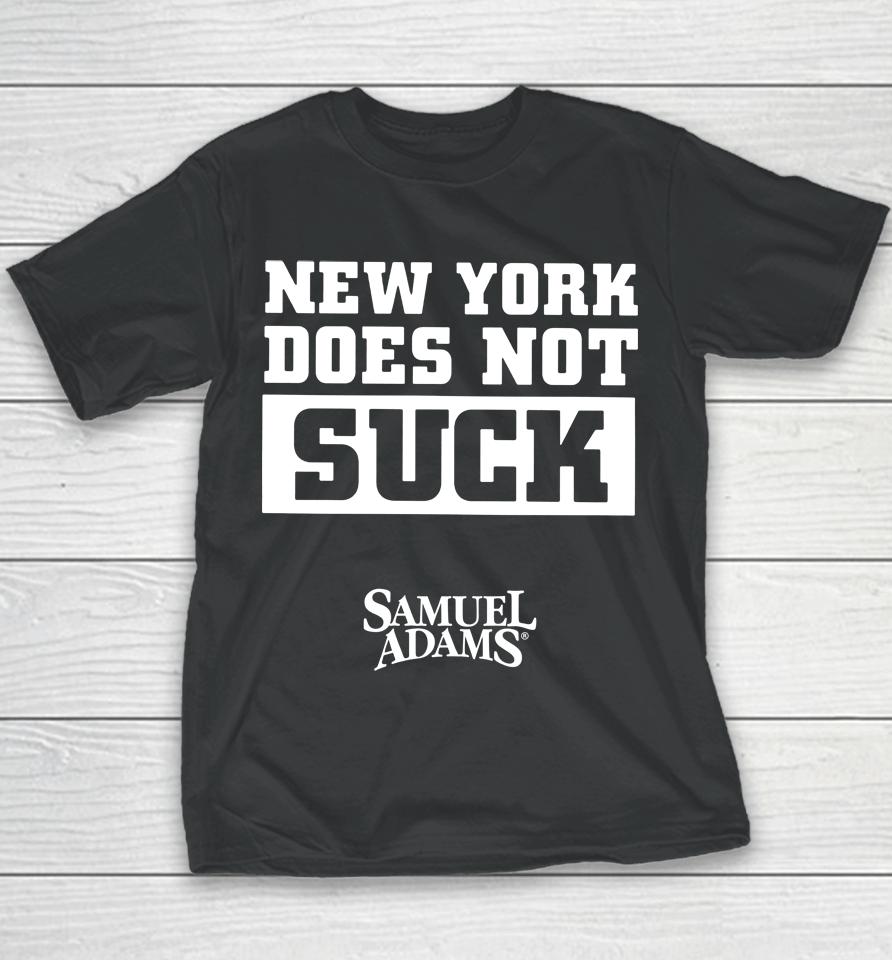 New York Does Not Suck Samuel Adamss Youth T-Shirt