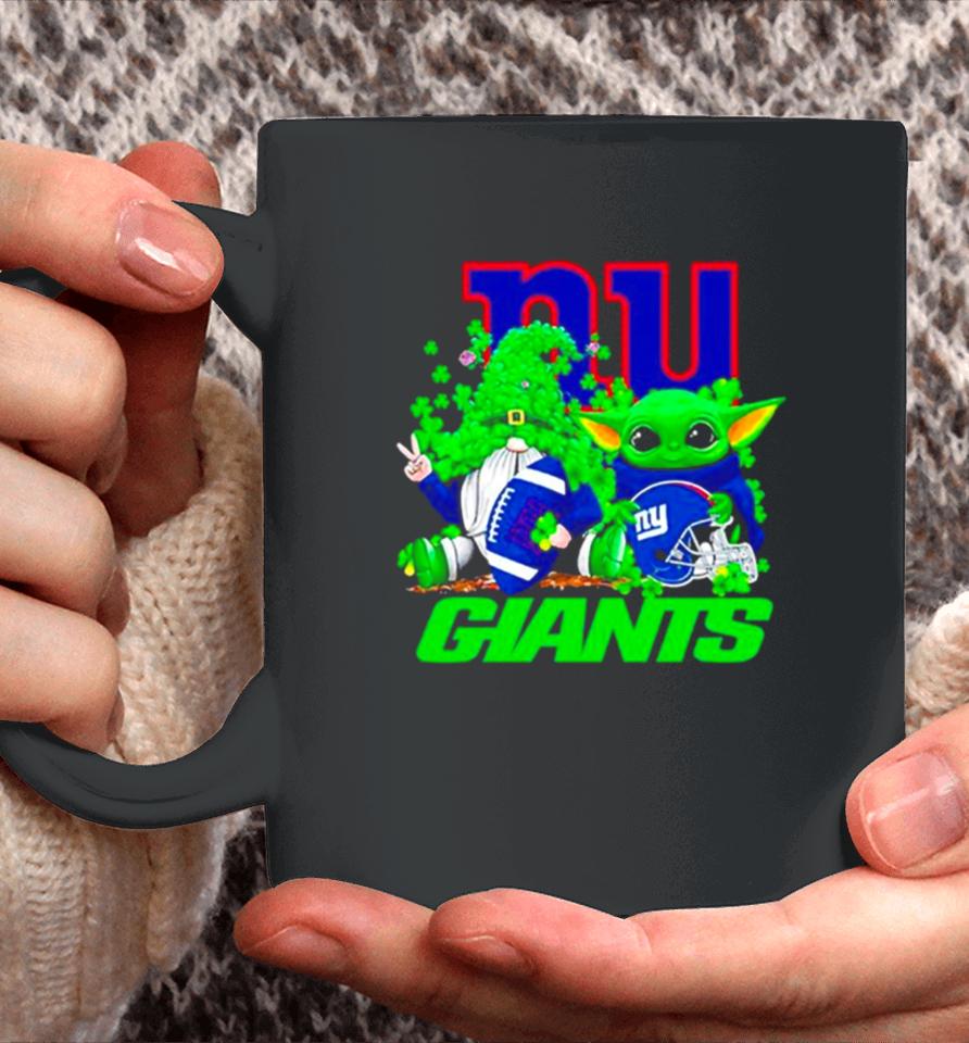 New York Giants Baby Yoda Happy St.patrick’s Day Shamrock Coffee Mug
