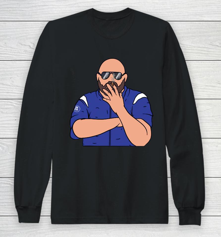 New York Giants Brian Daboll Cigar Long Sleeve T-Shirt