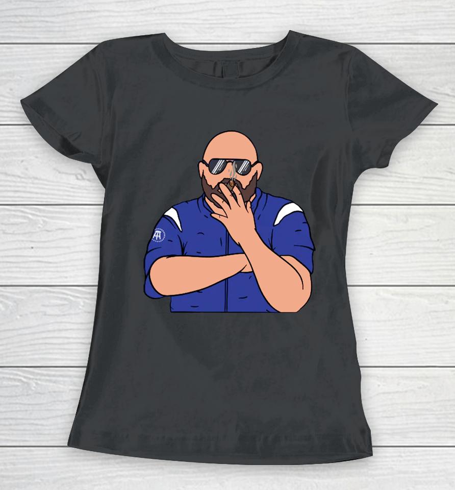 New York Giants Brian Daboll Cigar Women T-Shirt