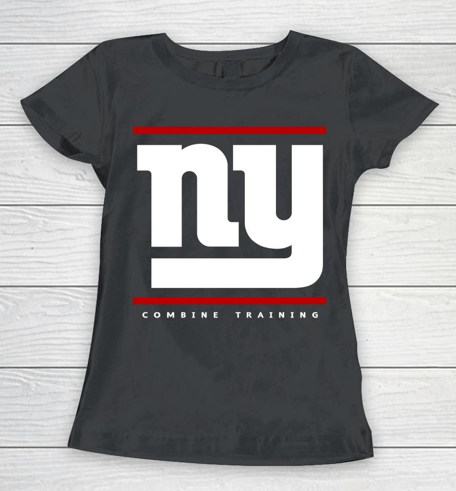 New York Giants New Era Combine Training Split Defense Women T-Shirt