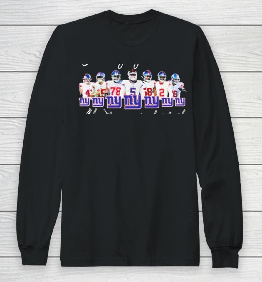 New York Giants Nfl God Says You Are Unique Special Lovely Precious Strong Chosen Forgiven Long Sleeve T-Shirt