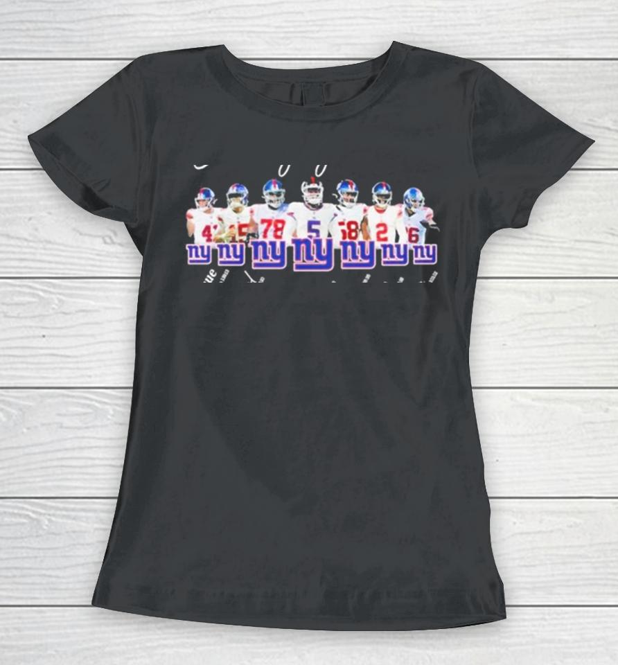 New York Giants Nfl God Says You Are Unique Special Lovely Precious Strong Chosen Forgiven Women T-Shirt