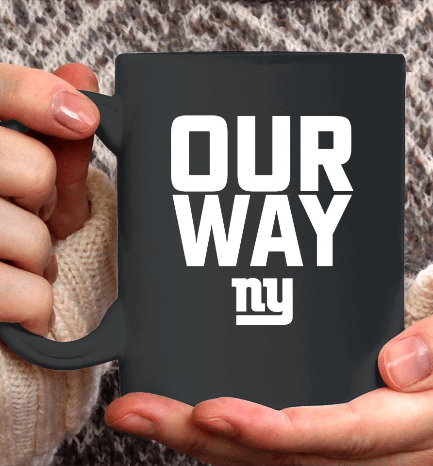 New York Giants Our Way Coffee Mug