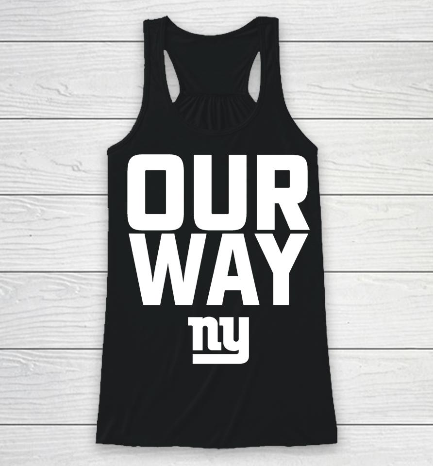 New York Giants Our Way Racerback Tank