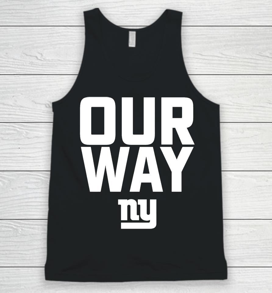 New York Giants Our Way Unisex Tank Top