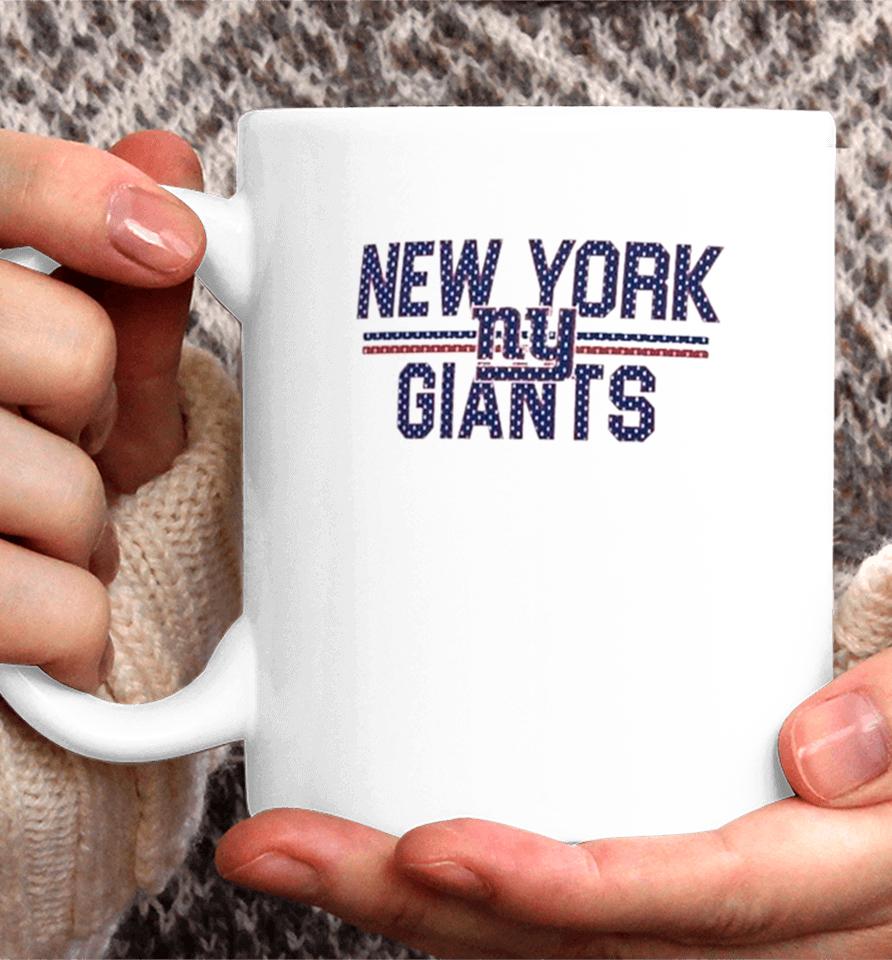 New York Giants Starter Mesh Team Graphic Coffee Mug