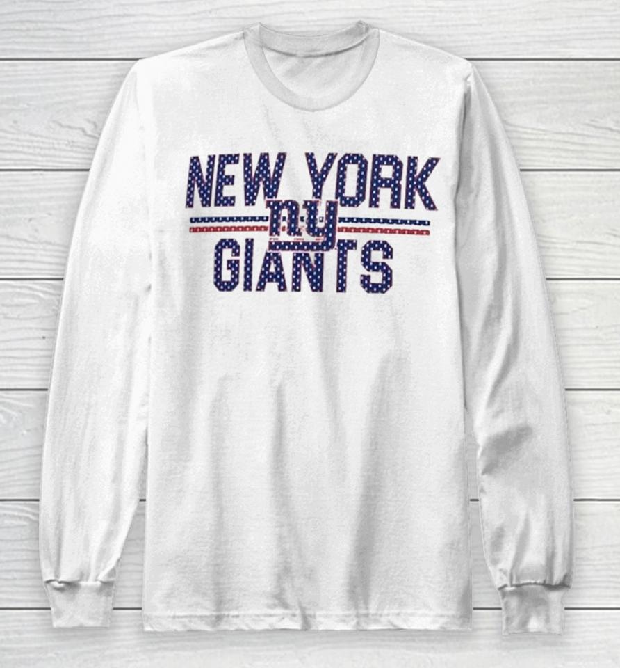 New York Giants Starter Mesh Team Graphic Long Sleeve T-Shirt
