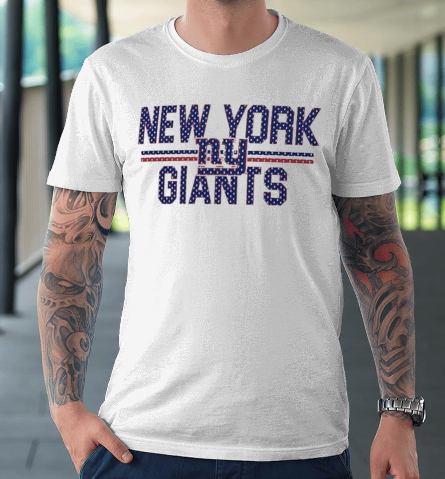 New York Giants Starter Mesh Team Graphic Premium T-Shirt