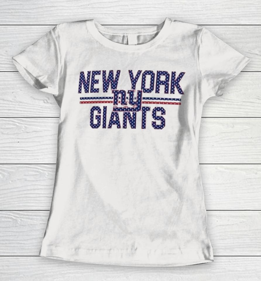 New York Giants Starter Mesh Team Graphic Women T-Shirt