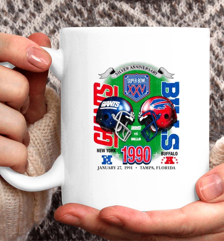 New York Giants Vs Buffalo Bills 1990 Dueling Super Bowl ’47 Franklin Coffee Mug