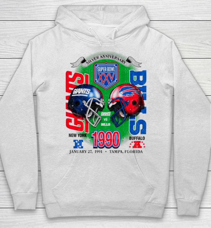 New York Giants Vs Buffalo Bills 1990 Dueling Super Bowl ’47 Franklin Hoodie