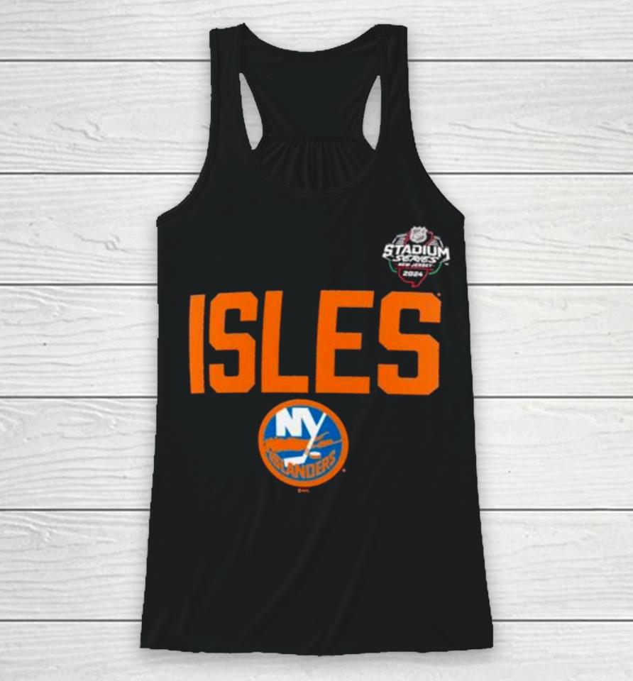 New York Islanders 2024 Nhl Stadium Series Logo Racerback Tank