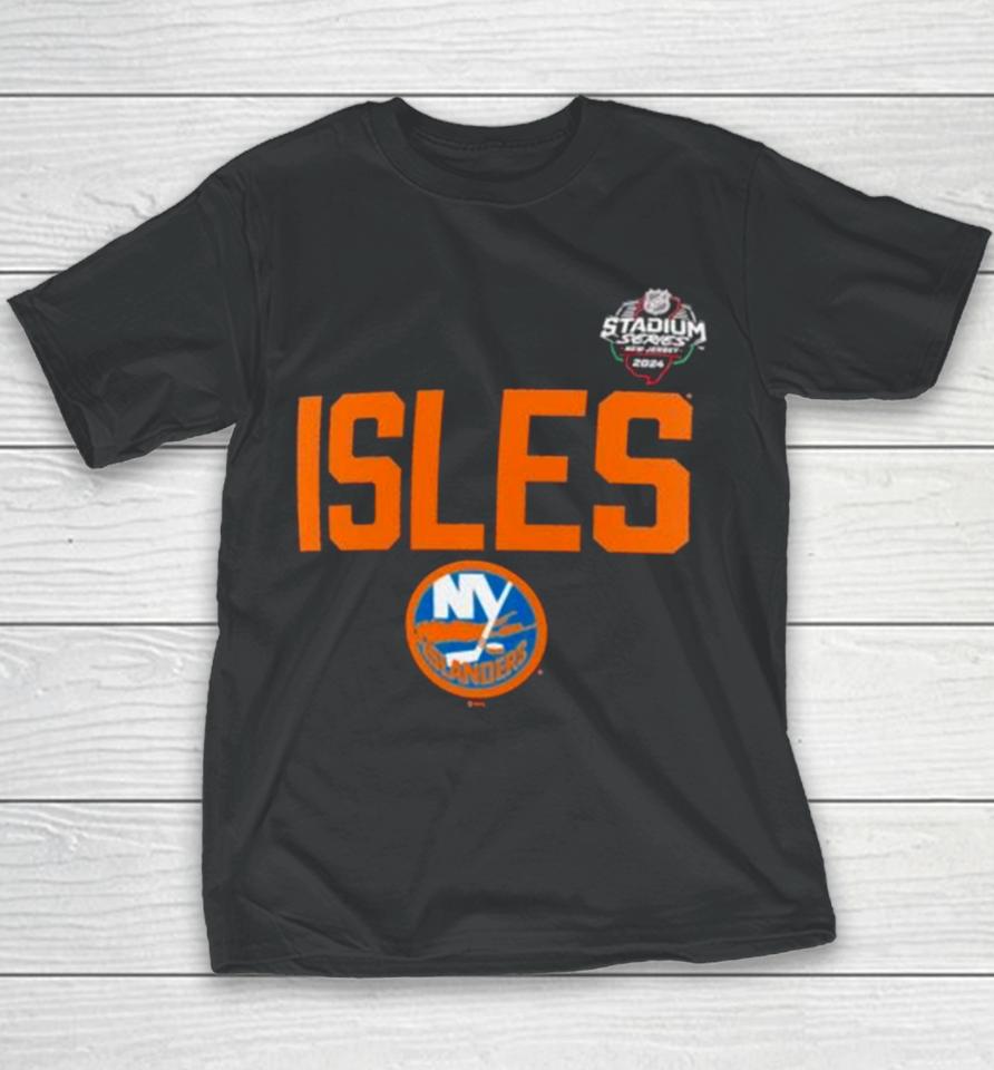 New York Islanders 2024 Nhl Stadium Series Logo Youth T-Shirt