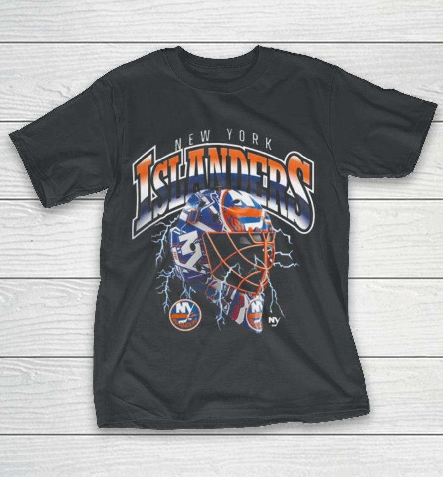 New York Islanders Crease Lightning T-Shirt