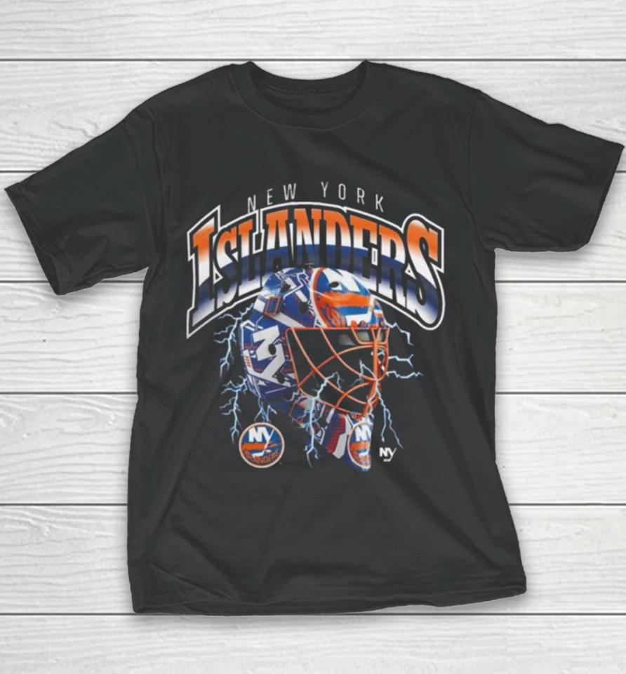 New York Islanders Crease Lightning Youth T-Shirt