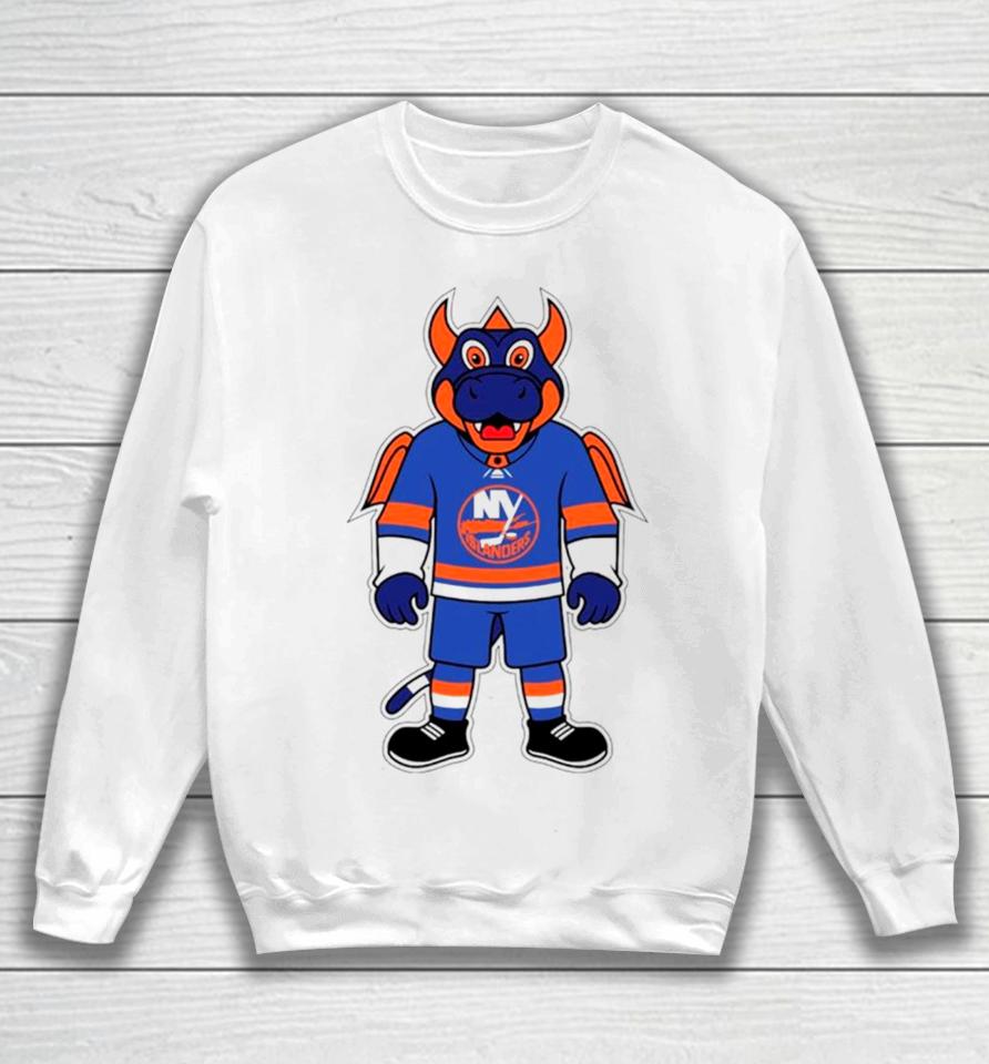 New York Islanders Mascot Hockey Nhl Sweatshirt