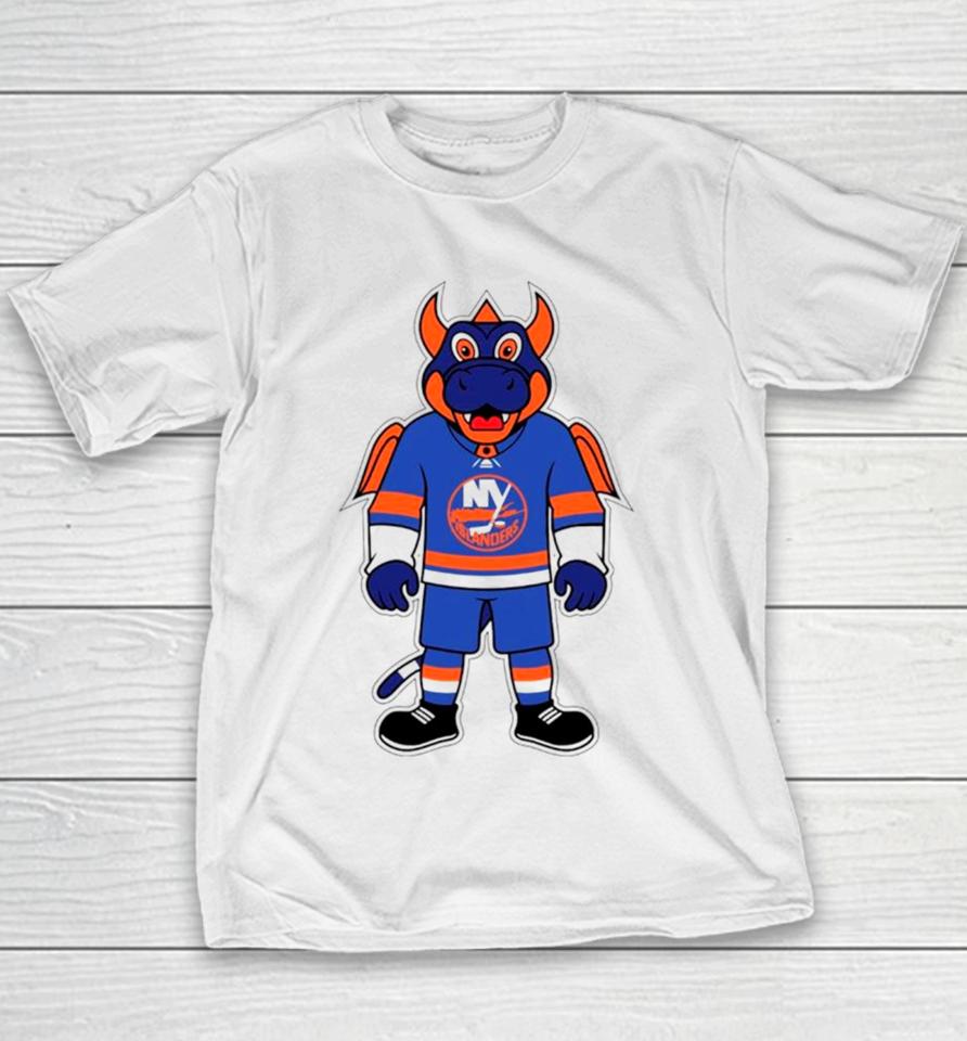 New York Islanders Mascot Hockey Nhl Youth T-Shirt