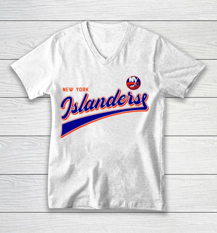 New York Islanders Nhl Logo Unisex V-Neck T-Shirt