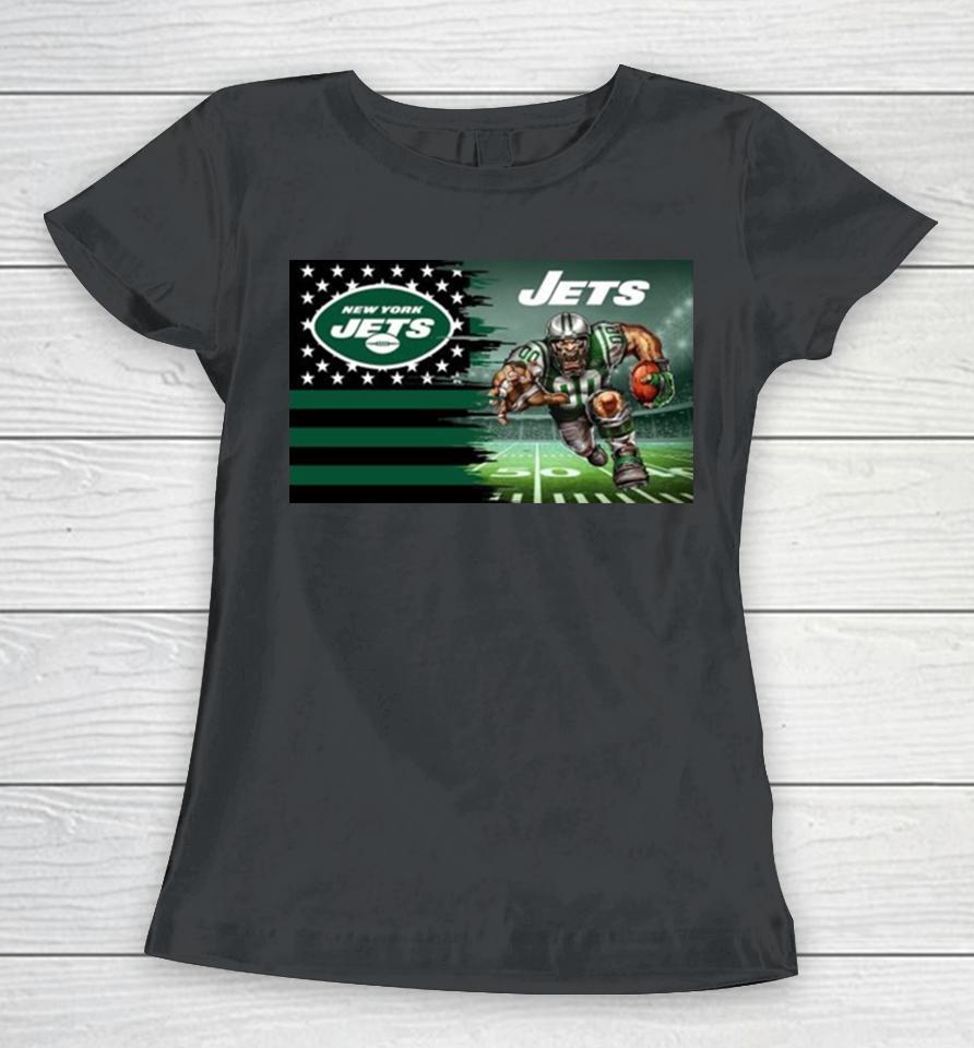 New York Jets Football Team Mascot Flag 2024 Women T-Shirt