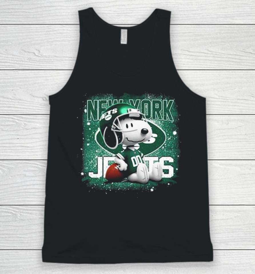 New York Jets Mix Snoopy Unisex Tank Top