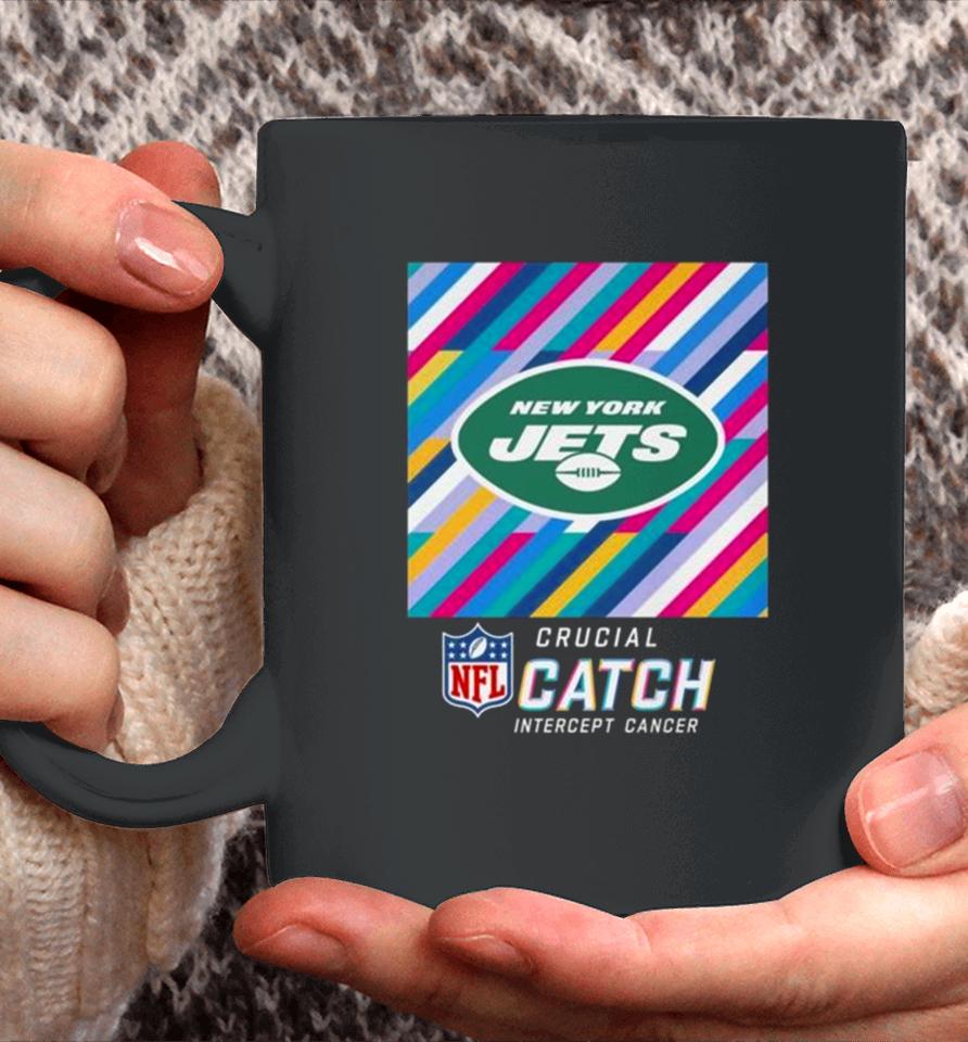 New York Jets Nfl Crucial Catch Intercept Cancer Coffee Mug